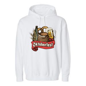 Illustration Oktoberfest Garment-Dyed Fleece Hoodie