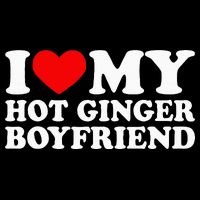 I Love My Hot Ginger Boyfriend I Heart My Hot Redhead Bf Tall T-Shirt