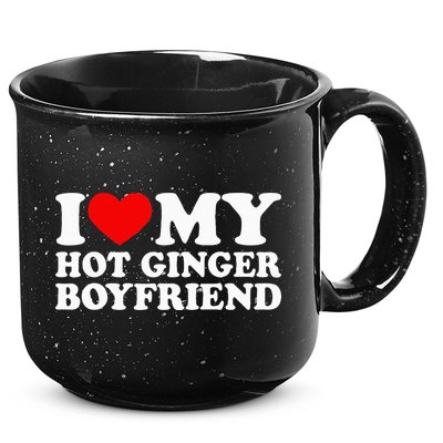 I Love My Hot Ginger Boyfriend I Heart My Hot Redhead Bf 15oz Campfire Ceramic Mug