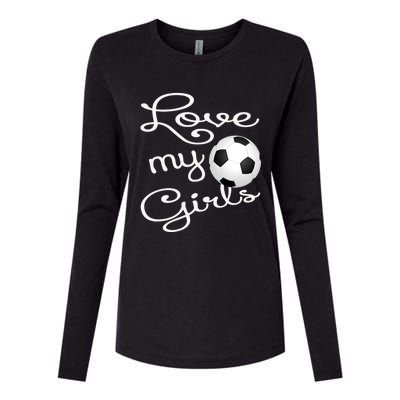 I Love My Soccer Futbol Great Gift For Momgiftcute Soccer Mom Gift Womens Cotton Relaxed Long Sleeve T-Shirt