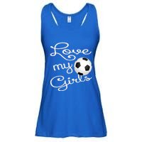 I Love My Soccer Futbol Great Gift For Momgiftcute Soccer Mom Gift Ladies Essential Flowy Tank