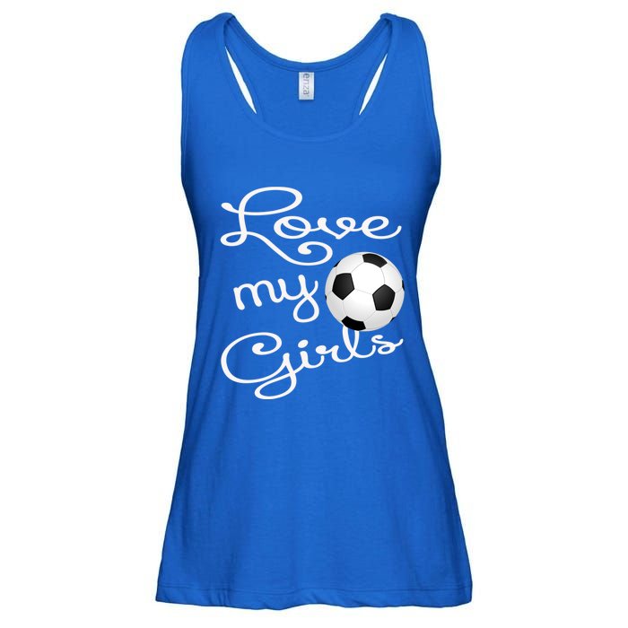 I Love My Soccer Futbol Great Gift For Momgiftcute Soccer Mom Gift Ladies Essential Flowy Tank