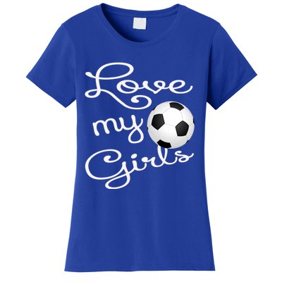 I Love My Soccer Futbol Great Gift For Momgiftcute Soccer Mom Gift Women's T-Shirt