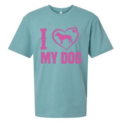 I Love My Dog Sueded Cloud Jersey T-Shirt