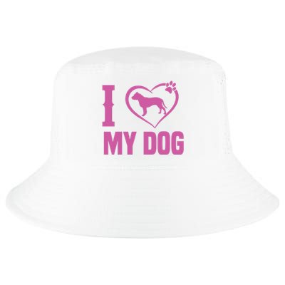 I Love My Dog Cool Comfort Performance Bucket Hat