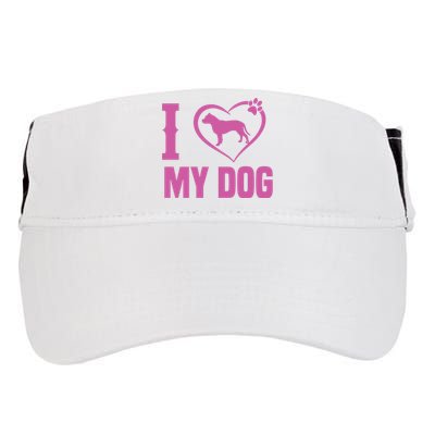 I Love My Dog Adult Drive Performance Visor