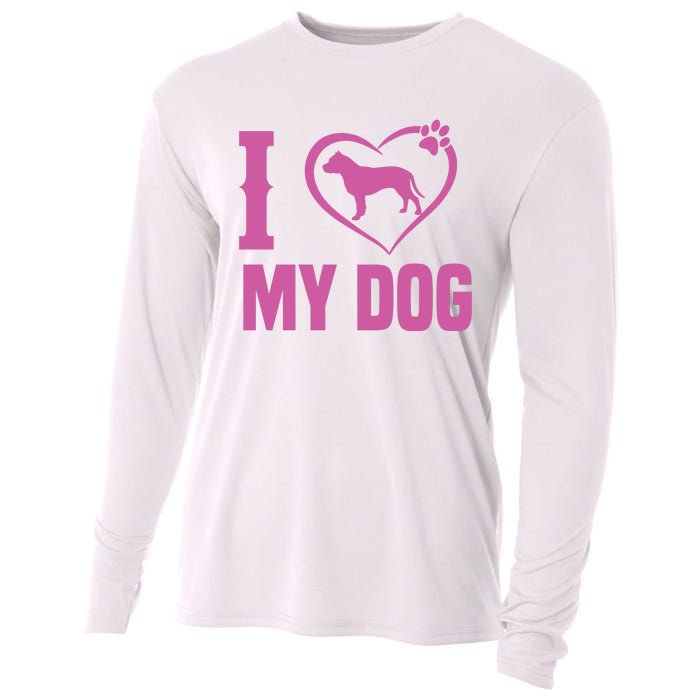 I Love My Dog Cooling Performance Long Sleeve Crew