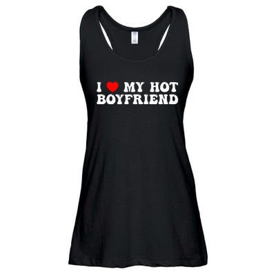 I Love My Boyfriend I Love My Hot Boyfriend So Stay Away Ladies Essential Flowy Tank