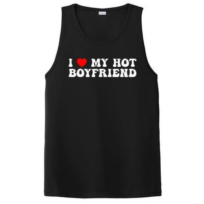 I Love My Boyfriend I Love My Hot Boyfriend So Stay Away PosiCharge Competitor Tank