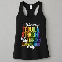 I Like My Tequila Straight But My Friends Can Go Either Way Womens Tank Top