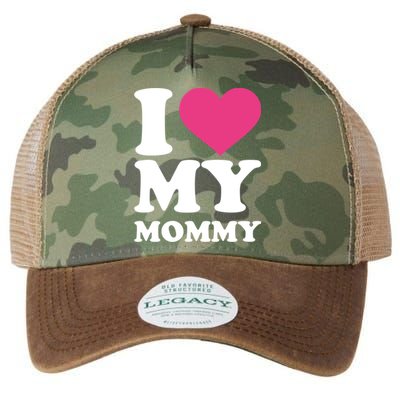 I Love My Mommy Cool Gift Legacy Tie Dye Trucker Hat