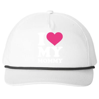 I Love My Mommy Cool Gift Snapback Five-Panel Rope Hat