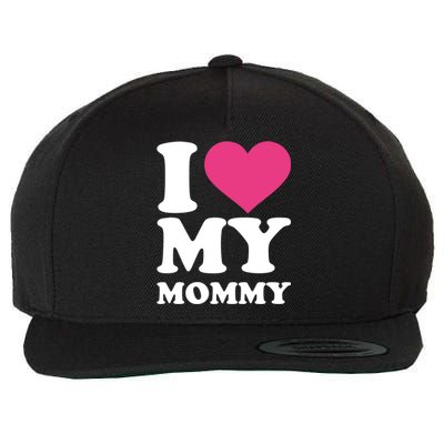 I Love My Mommy Cool Gift Wool Snapback Cap