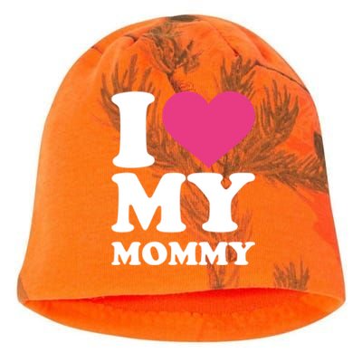 I Love My Mommy Cool Gift Kati - Camo Knit Beanie