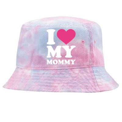 I Love My Mommy Cool Gift Tie-Dyed Bucket Hat