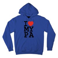 I Love My Pa Family Matching Valentines Day Gift Hoodie