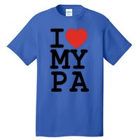 I Love My Pa Family Matching Valentines Day Gift Tall T-Shirt