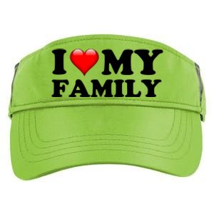 I Love My Family Adult Drive Performance Visor