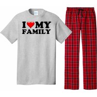 I Love My Family Pajama Set