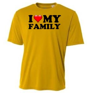 I Love My Family Cooling Performance Crew T-Shirt