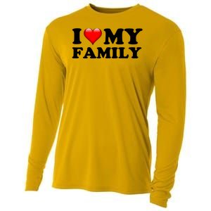 I Love My Family Cooling Performance Long Sleeve Crew