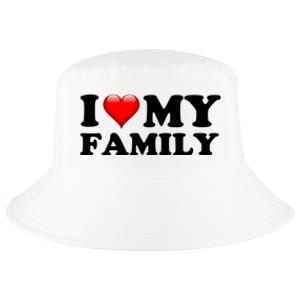 I Love My Family Cool Comfort Performance Bucket Hat