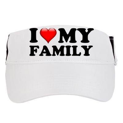 I Love My Family Adult Drive Performance Visor