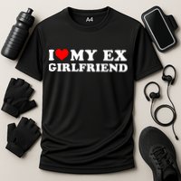 I Love My EX Girlfriend I Heart My Ex Girlfriend GF Cooling Performance Crew T-Shirt