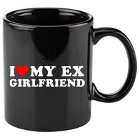 I Love My EX Girlfriend I Heart My Ex Girlfriend GF 11oz C Handle Ceramic Mug