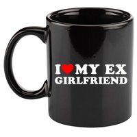 I Love My EX Girlfriend I Heart My Ex Girlfriend GF 11oz C Handle Ceramic Mug