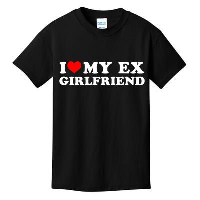 I Love My EX Girlfriend I Heart My Ex Girlfriend GF Kids T-Shirt
