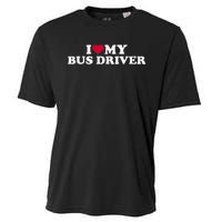 I Love My Bus Driver Cooling Performance Crew T-Shirt