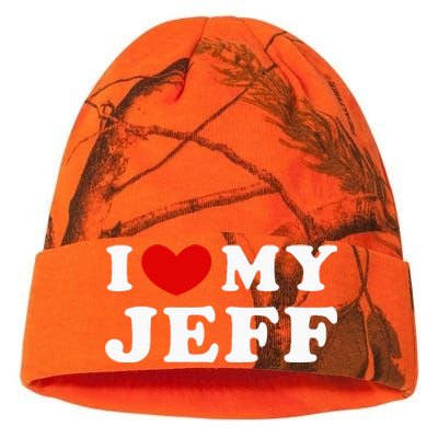 I Love My Jeff Kati Licensed 12" Camo Beanie