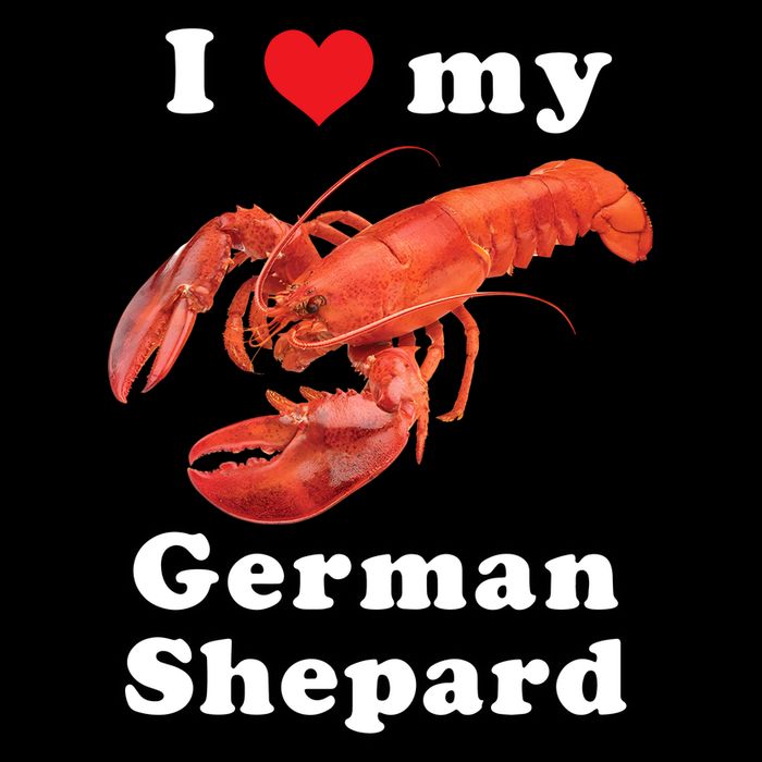 I Love My German Shepard Lobster Bag