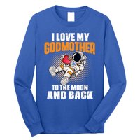 I Love My Godmother To The Moon And Back Mom Mommy Cool Gift Long Sleeve Shirt