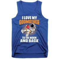 I Love My Godmother To The Moon And Back Mom Mommy Cool Gift Tank Top