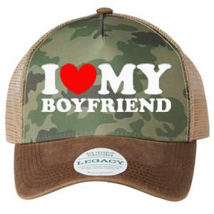 I Love My Boyfriend I Heart My Boyfriend Legacy Tie Dye Trucker Hat