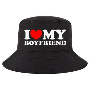 I Love My Boyfriend I Heart My Boyfriend Cool Comfort Performance Bucket Hat