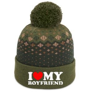 I Love My Boyfriend I Heart My Boyfriend The Baniff Cuffed Pom Beanie