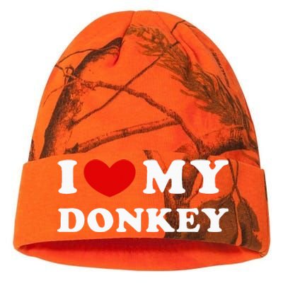 I Love My Donkey I Heart My Donkey Kati Licensed 12" Camo Beanie