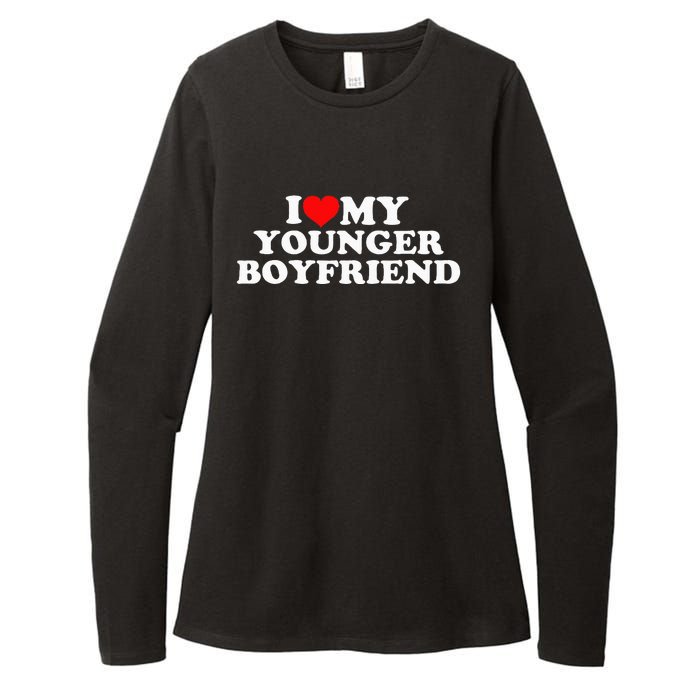 I Love My Younger Boyfriend Womens CVC Long Sleeve Shirt