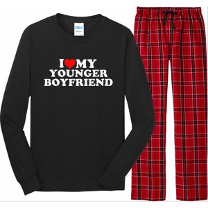 I Love My Younger Boyfriend Long Sleeve Pajama Set