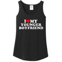 I Love My Younger Boyfriend Ladies Essential Tank