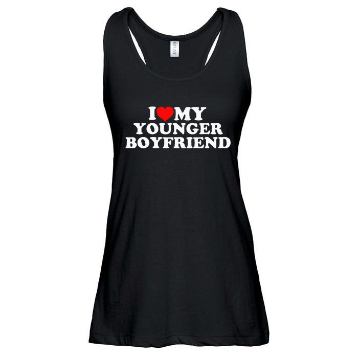 I Love My Younger Boyfriend Ladies Essential Flowy Tank