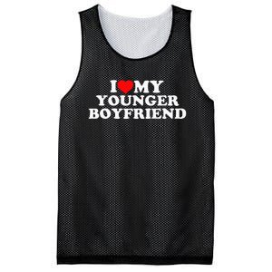 I Love My Younger Boyfriend Mesh Reversible Basketball Jersey Tank