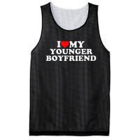 I Love My Younger Boyfriend Mesh Reversible Basketball Jersey Tank