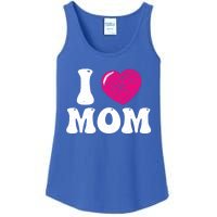 I Love My Mom Valentine's Day Mother's Day For Mother Mommy Gift Ladies Essential Tank