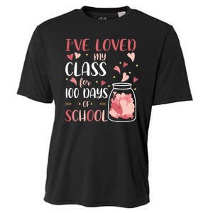 I've Loved My Class For 100 Days Of School Valentines Cooling Performance Crew T-Shirt