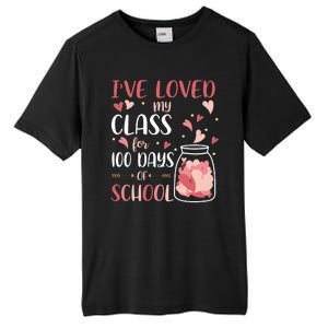 I've Loved My Class For 100 Days Of School Valentines Tall Fusion ChromaSoft Performance T-Shirt