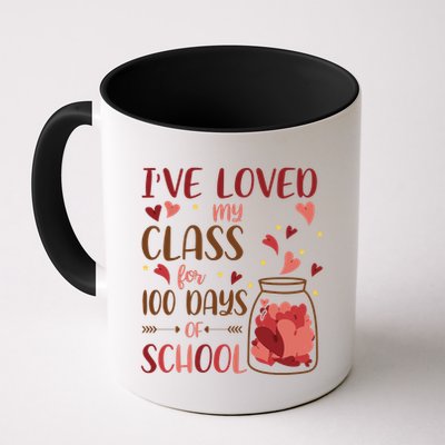 I've Loved My Class For 100 Days Of School Valentines Mug